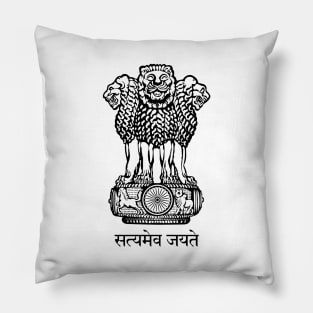 Emblem of India Pillow