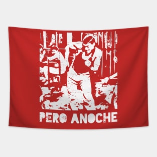 Pero Anoche - white grunge design Tapestry