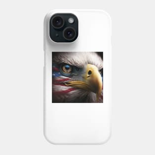 USA, Bald Eagle, America, American Flag, Phone Case