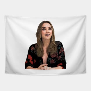 Jodie Comer Cartoonish Tapestry