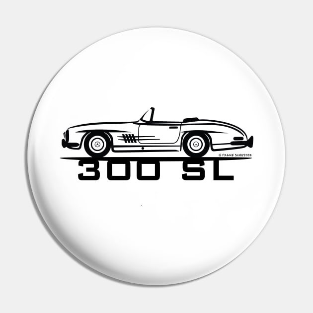 Mercedes-Benz 300 SL Convertible W198 Pin by PauHanaDesign