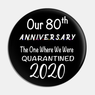 Our 80th Anniversary Quarantined 2020 Pin