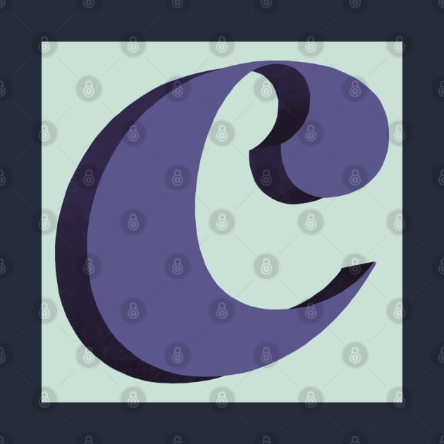 Letter C monogram by ottergirk