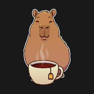 Capybara Cup of Black Tea T-Shirt
