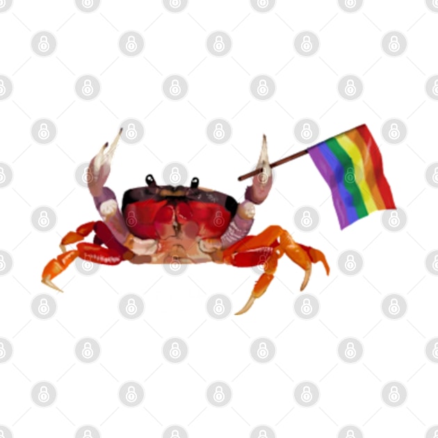 Gay Rights Crab by conflictedlizard