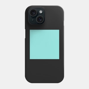 Back to School Solid Color: Cyan Blue Phone Case