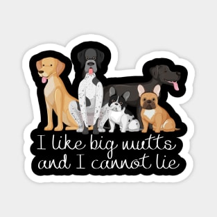 My Love for Mixed-Breed Canines Magnet