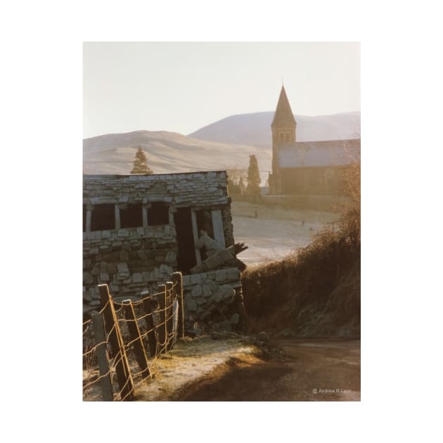 Burn Braes, Biggar, lanarkshire one frosty morning in 1985. by arlyon