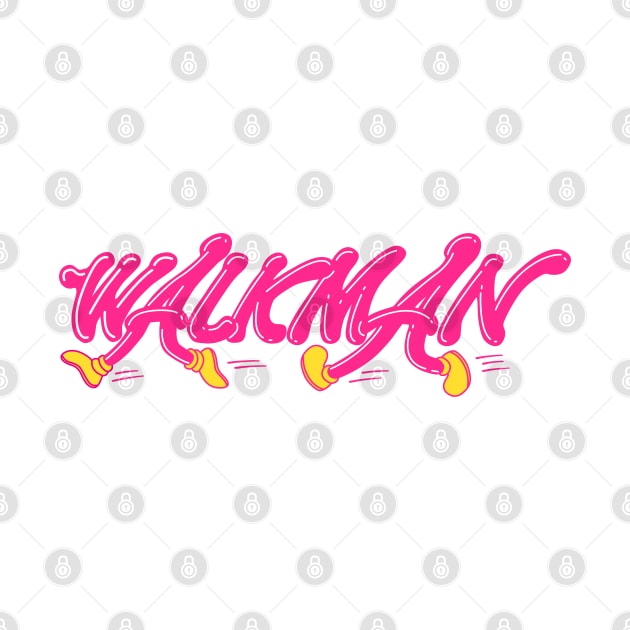 Classic Walkman retro logo by Dashu