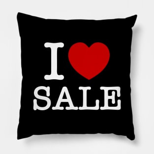 I HEART [LOVE] SALE Pillow