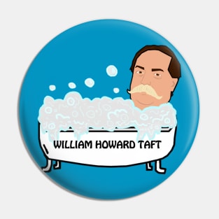 William Howard Taft Tub Pin