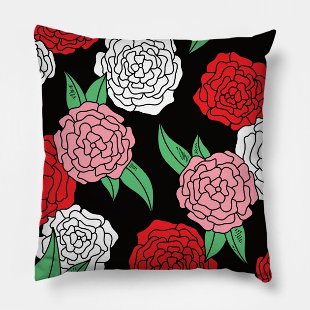 Floral power Pillow by magyarmelcsi