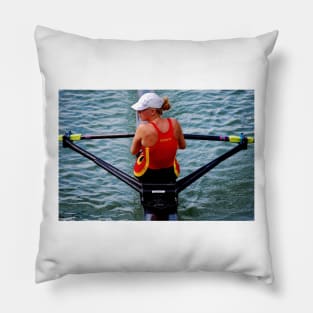Lady Rower Pillow