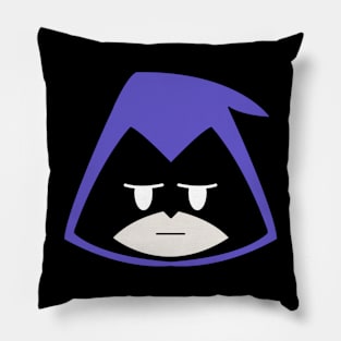 Chibi Raven Head Pillow