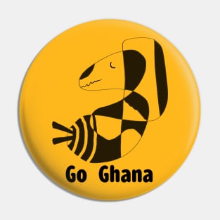 GO GHANA Pin