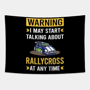 Warning Rallycross Tapestry