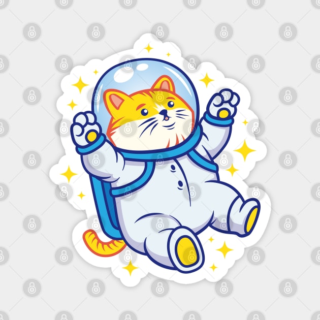 Astro-Cat Magnet by LAckas