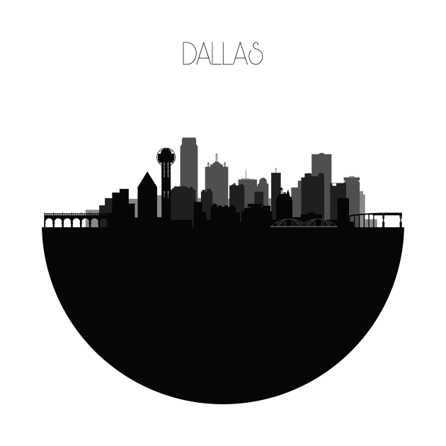 Dallas Skyline V2 by inspirowl