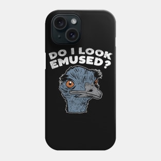 Funny Emu Bird Gifts, Funny Emo Music Quote Phone Case