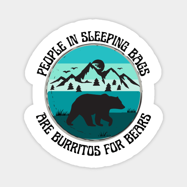 Bear Burritos Magnet by Not Your Average Store