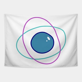 Atom-like Planet Tapestry