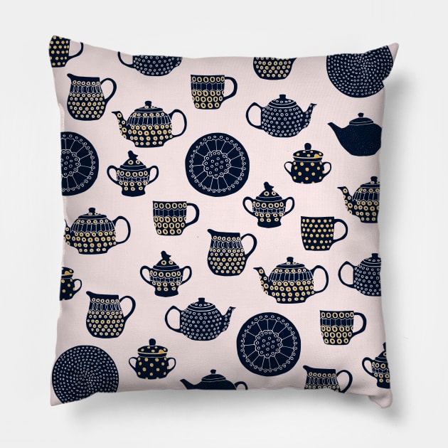 Tea Time Pillow by kapotka