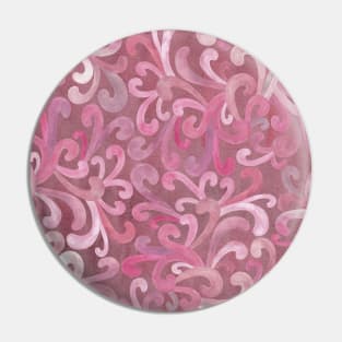 Pink Paisley on Pink Pin