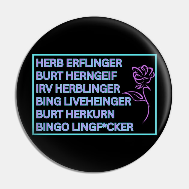 Herb Ertlinger Winery Moira (Black/Purple) Pin by SocietyTwentyThree