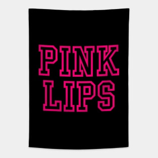 Pink Lips (Dark) Tapestry