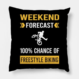 Weekend Forecast Freestyle Biking Pillow