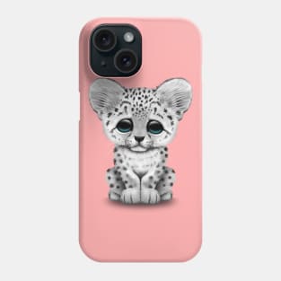 Cute Snow Leopard Cub Phone Case