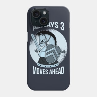 Always 3 Moves Ahead Horse Chess Master Strategy Players Phone Case