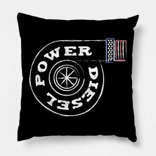 Diesel Power USA Flag Turbo Pillow