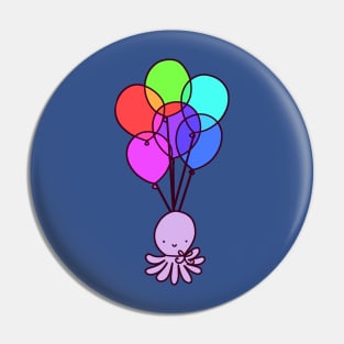 Balloon Octopus Pin