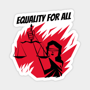 Equality For All / Black Lives Matter Magnet