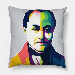 Auguste Comte WPAP Pillow