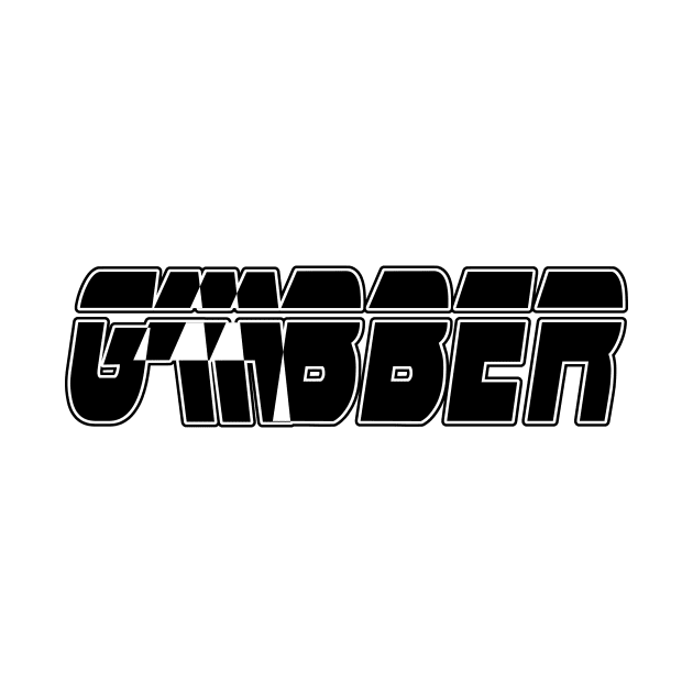 GABBER futuristic techno text design by MacSquiddles