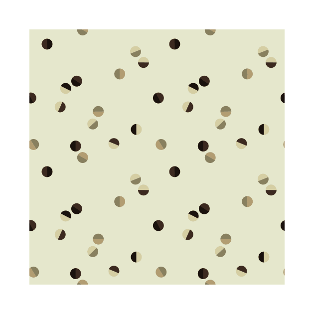 Scattered Dots Minimalist Geometric Pattern - Muted Earthy Mint by Charredsky