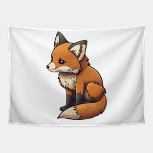 Cartoon Fox Tapestry