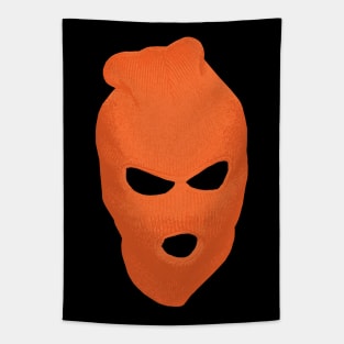 BLANK FACE ORANGE Tapestry