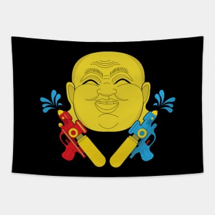 Songkran Thai Water Festival Buddha Tapestry