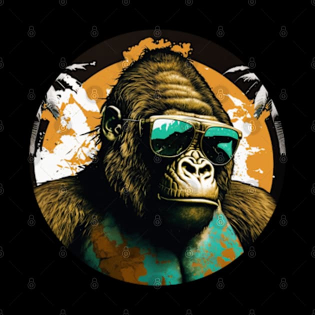 Shades of Toughness - Cool Gorilla by teehood