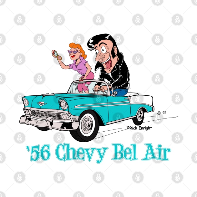 1956 Chevy Bel Air Cartoon by AceToons