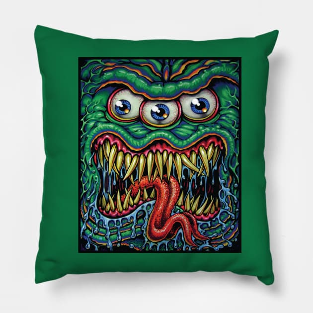 Triclops Pillow by jimbophillips