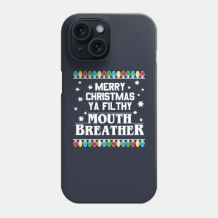 Merry Christmas Mouth Breather Phone Case