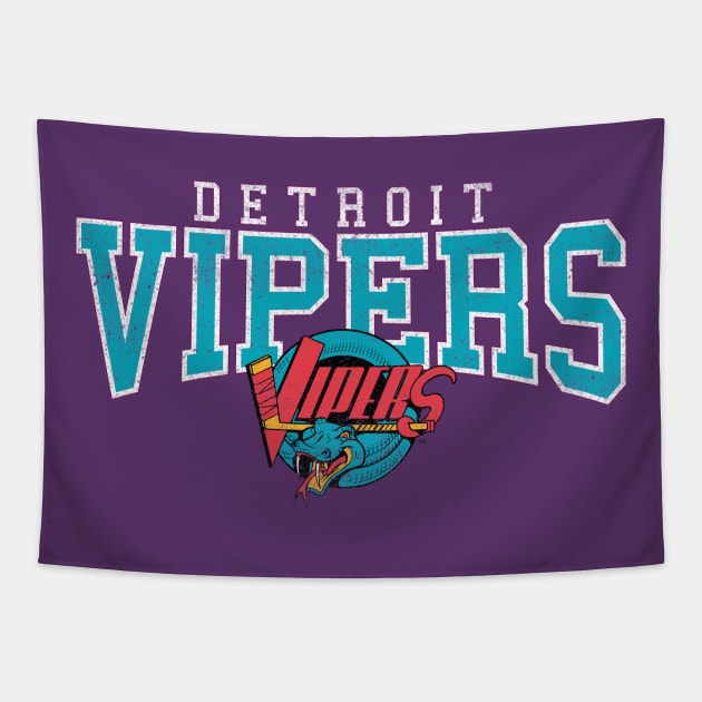 Detroit Vipers Tapestry by HeyBeardMon