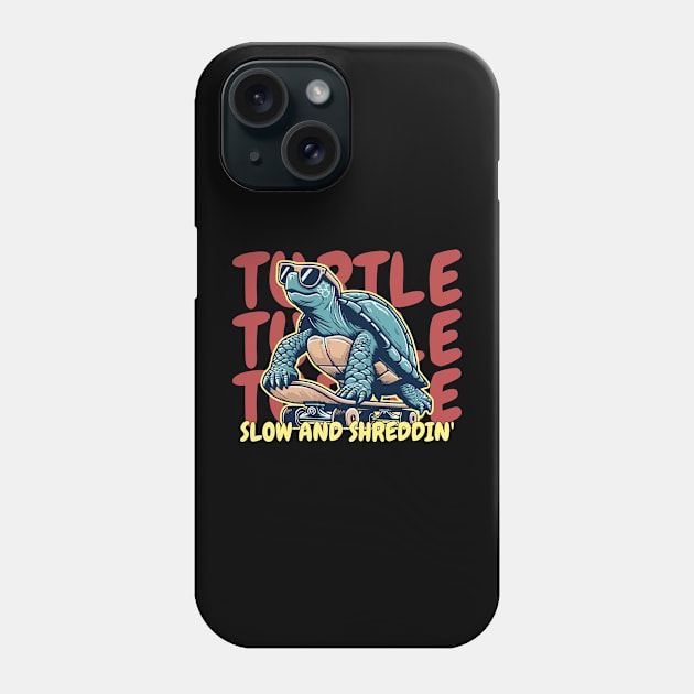 Skateboard turtle Phone Case by Create Magnus