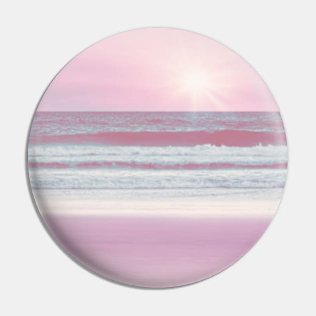 Pink Sunset Beach Pin by deadright