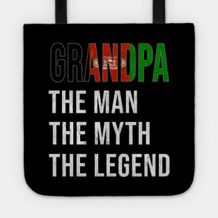 Grand Father Afghanistani Grandpa The Man The Myth The Legend - Gift for Afghanistani Dad With Roots From  Afghanistan Tote