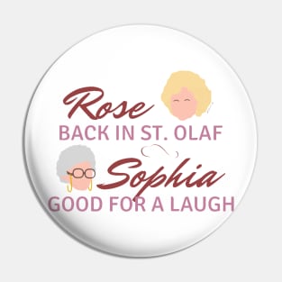 Rose in St. Olaf Pin